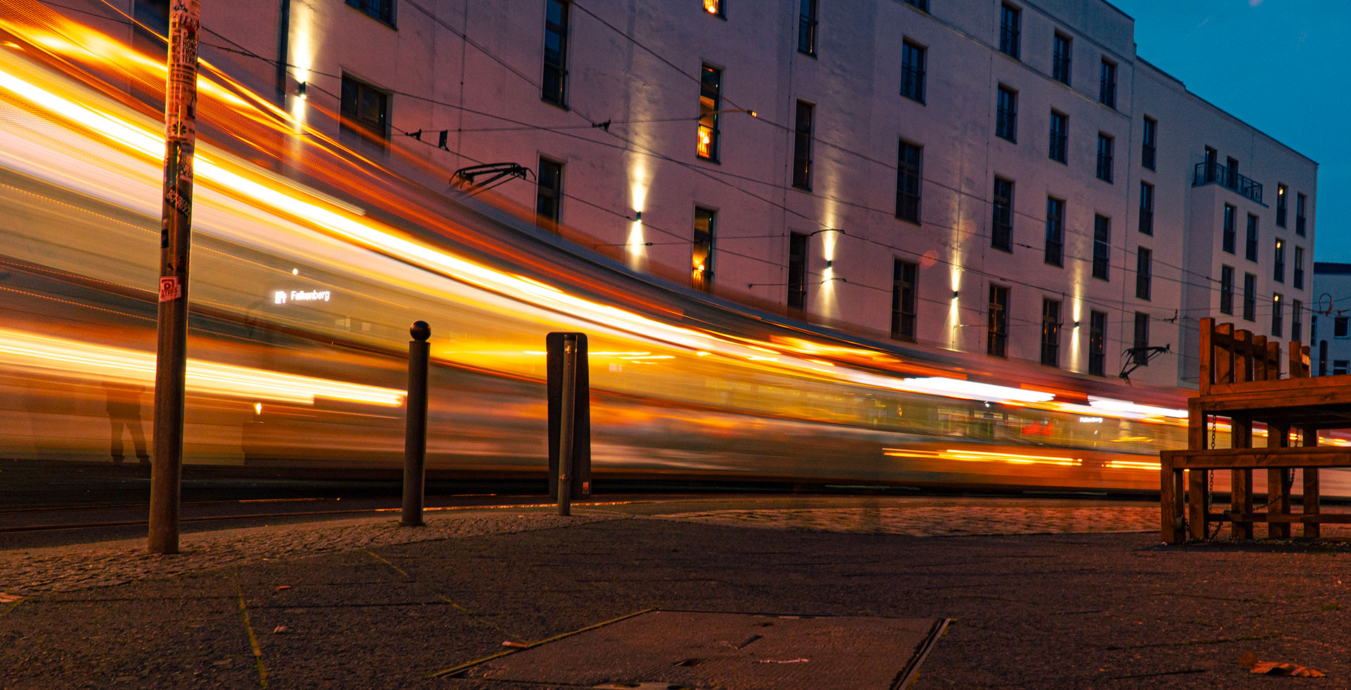 Aufnahme mit Landzeitbelichtung
